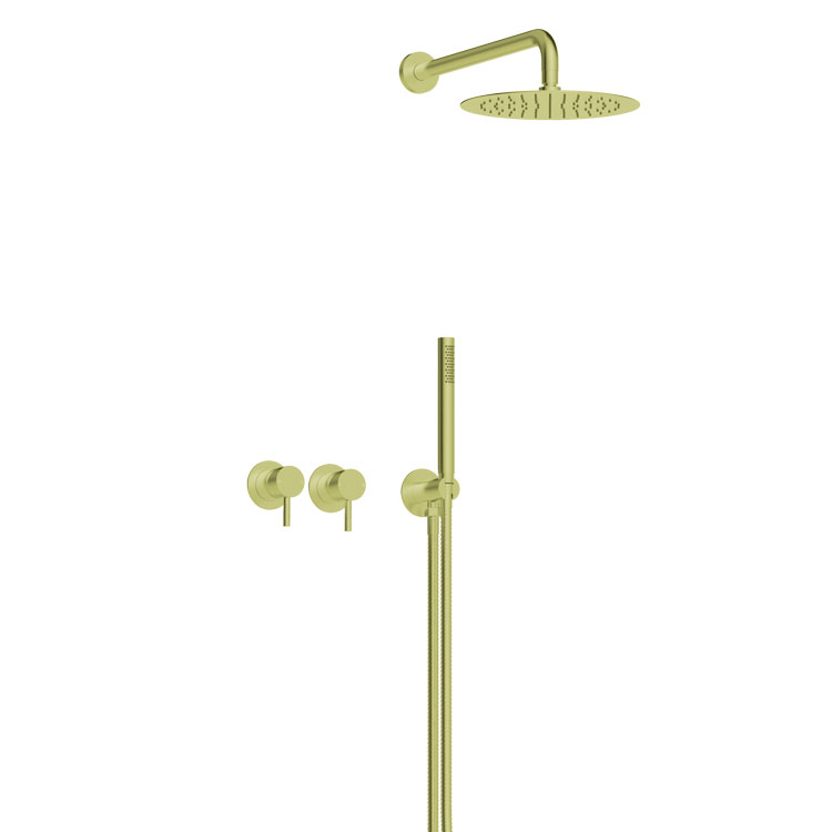 Wall shower set