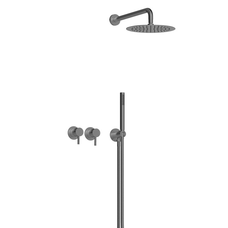 Wall shower set