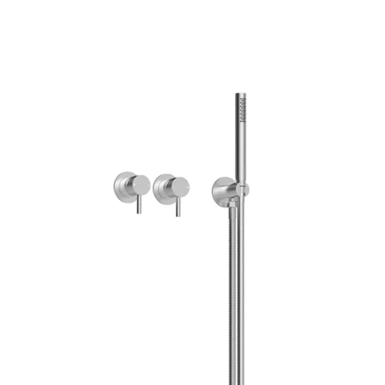 Wall shower set