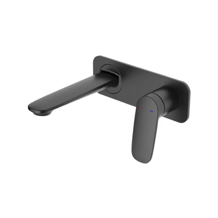 Wall Basin Mixer With Back Plate