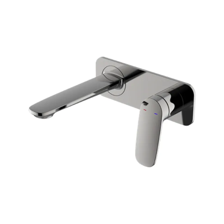 Wall Basin Mixer With Back Plate