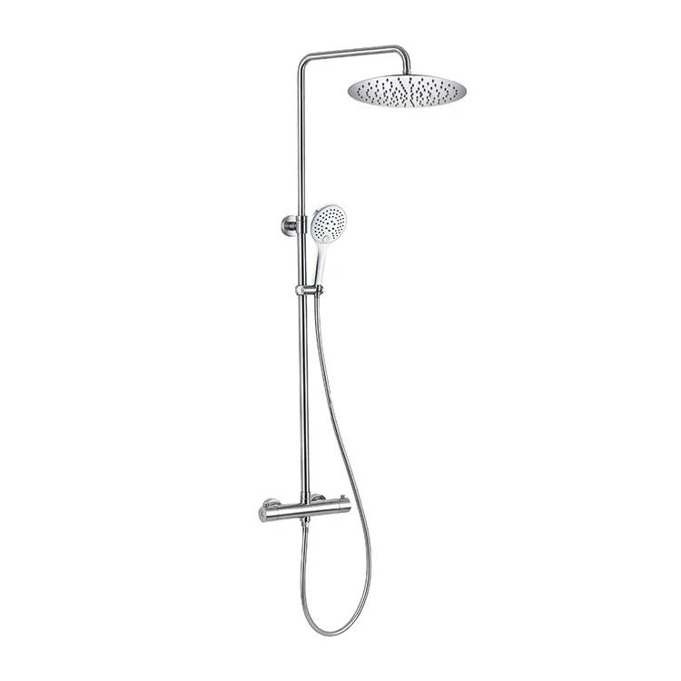 Stainless Steel Thermostatic Shower Column Set