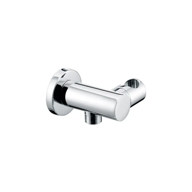 Brass wall elbow with swivel shower holder