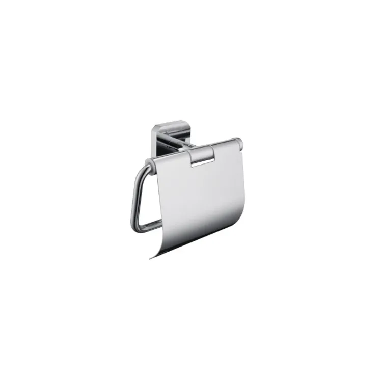 Toilet paper holder with cover