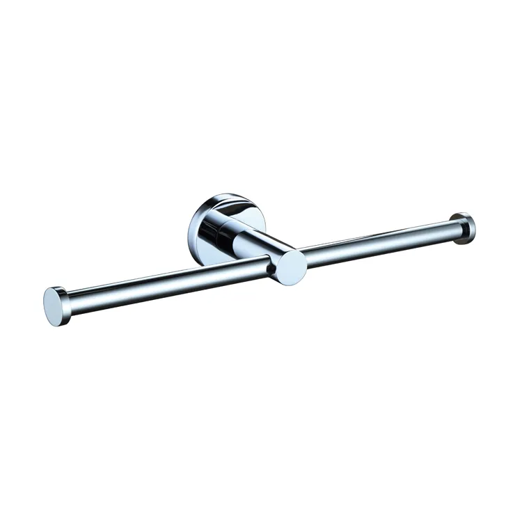 Double toilet paper holder